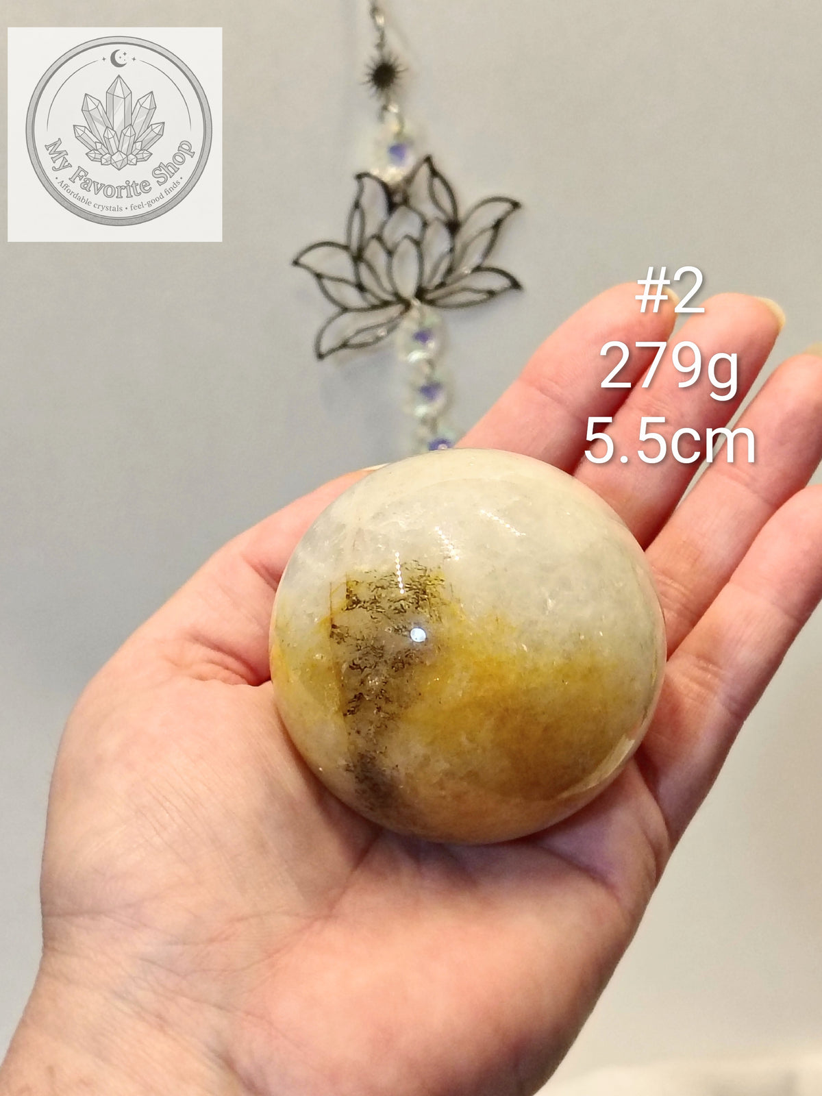 Natural Golden Healer Quartz Spheres