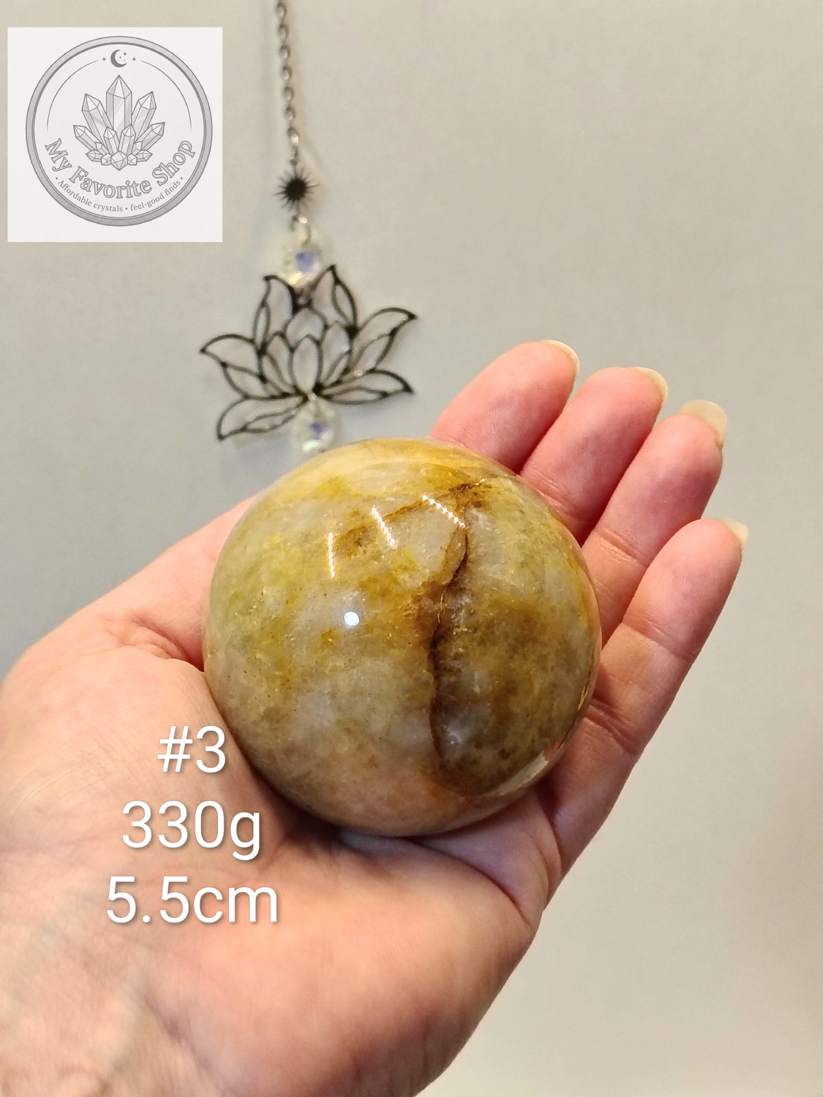 Natural Golden Healer Quartz Spheres