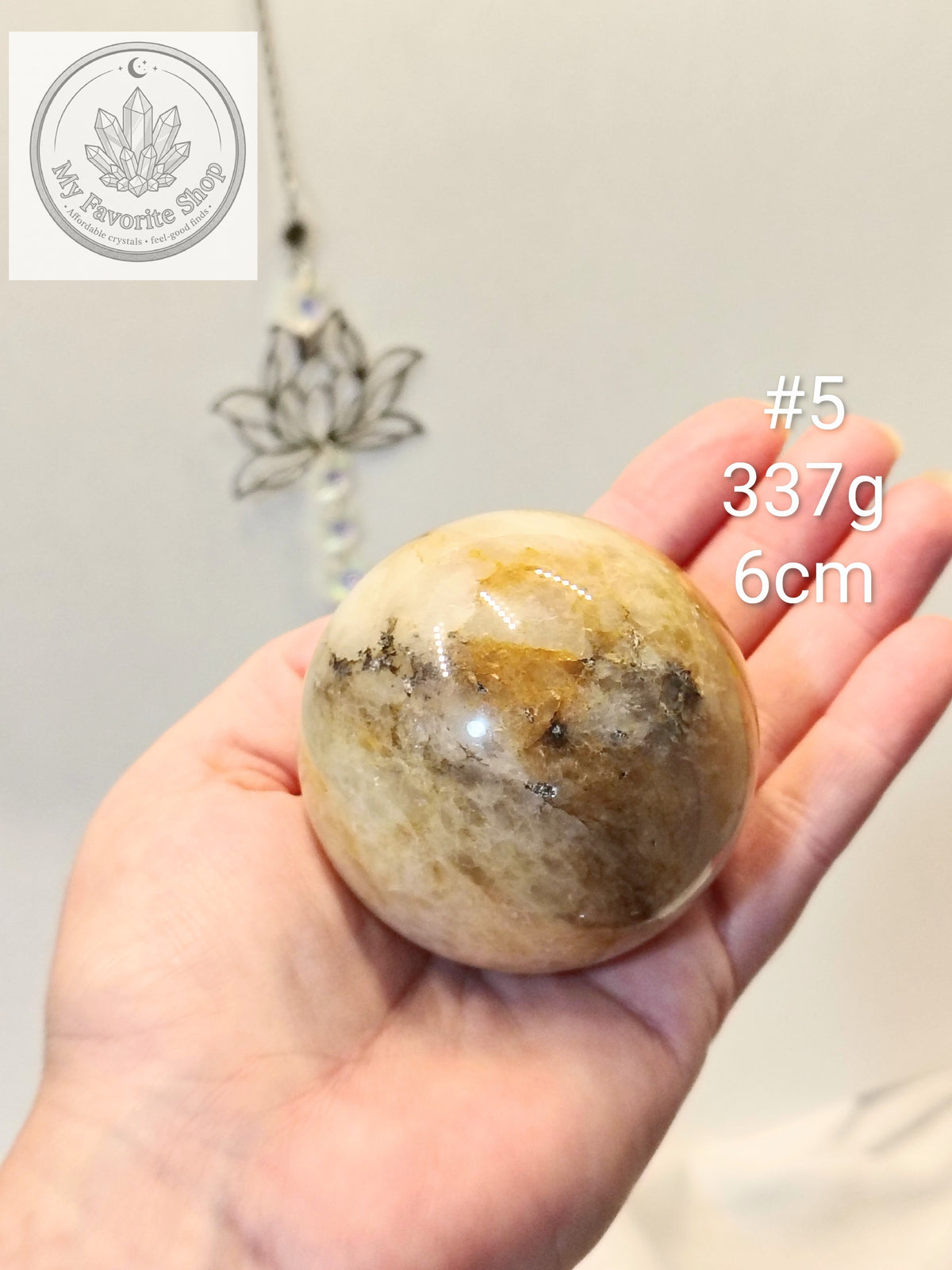 Natural Golden Healer Quartz Spheres