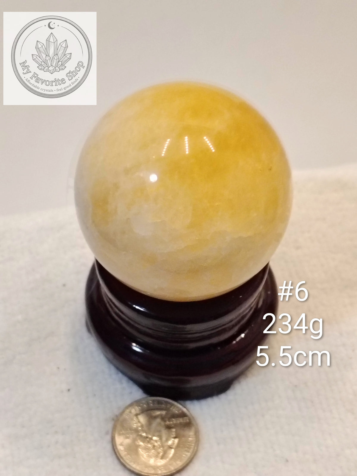 Natural Golden Healer Quartz Spheres