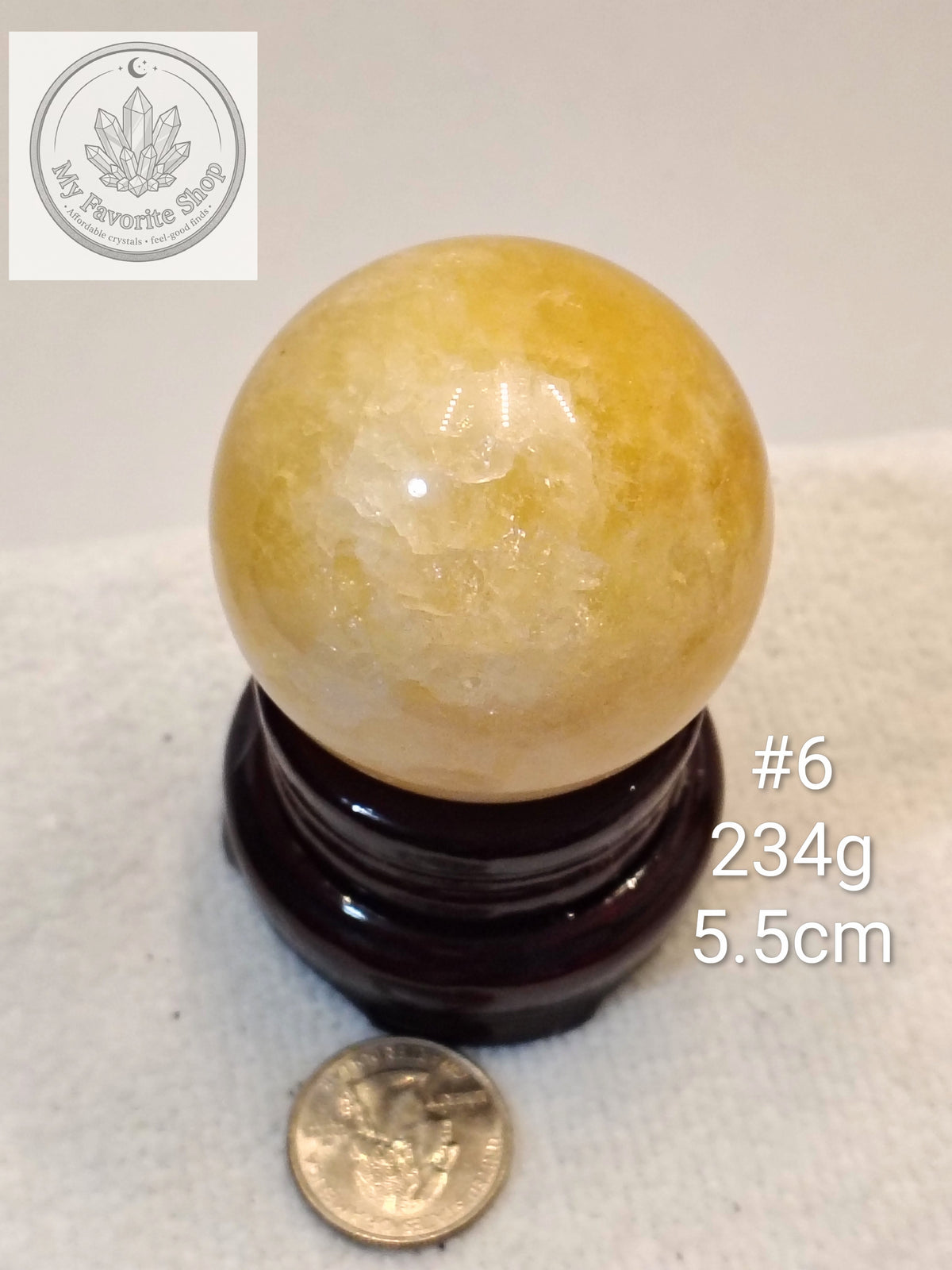 Natural Golden Healer Quartz Spheres