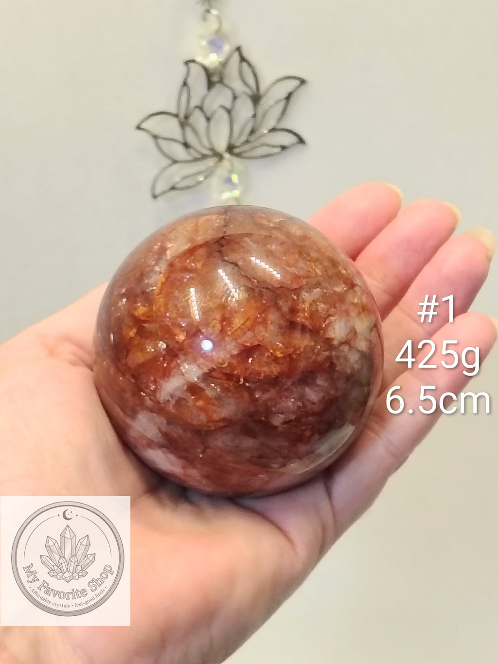 Glowing Fire Quartz Spheres (Hematoid Quartz)