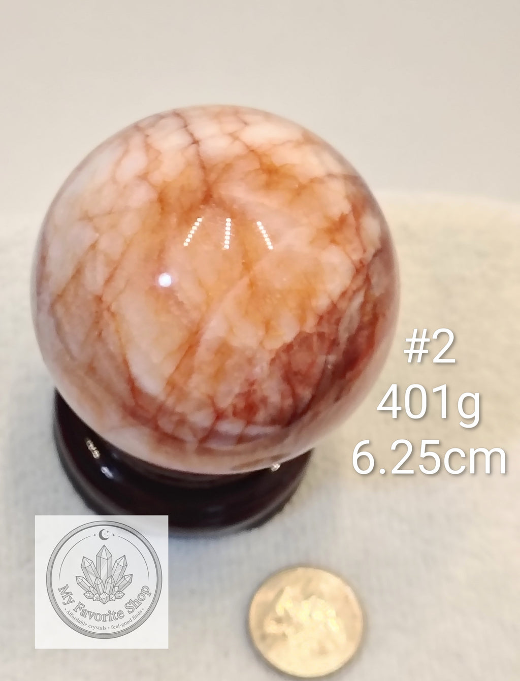 Glowing Fire Quartz Spheres (Hematoid Quartz)