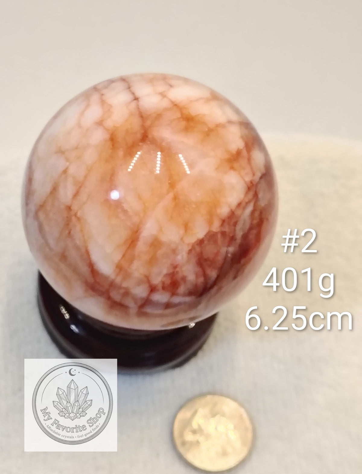 Glowing Fire Quartz Spheres (Hematoid Quartz)