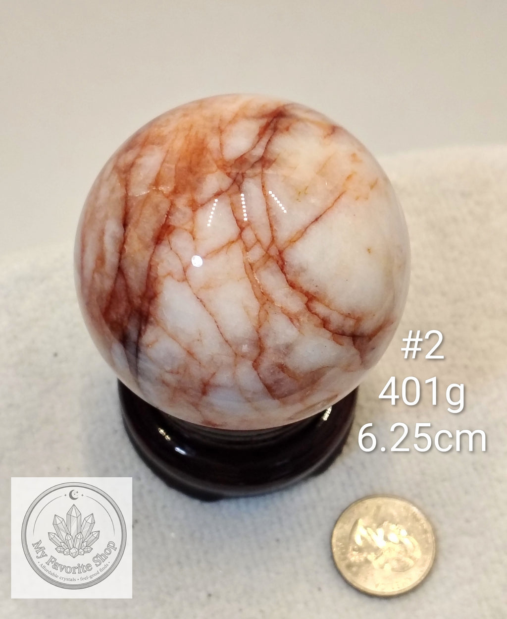 Glowing Fire Quartz Spheres (Hematoid Quartz)