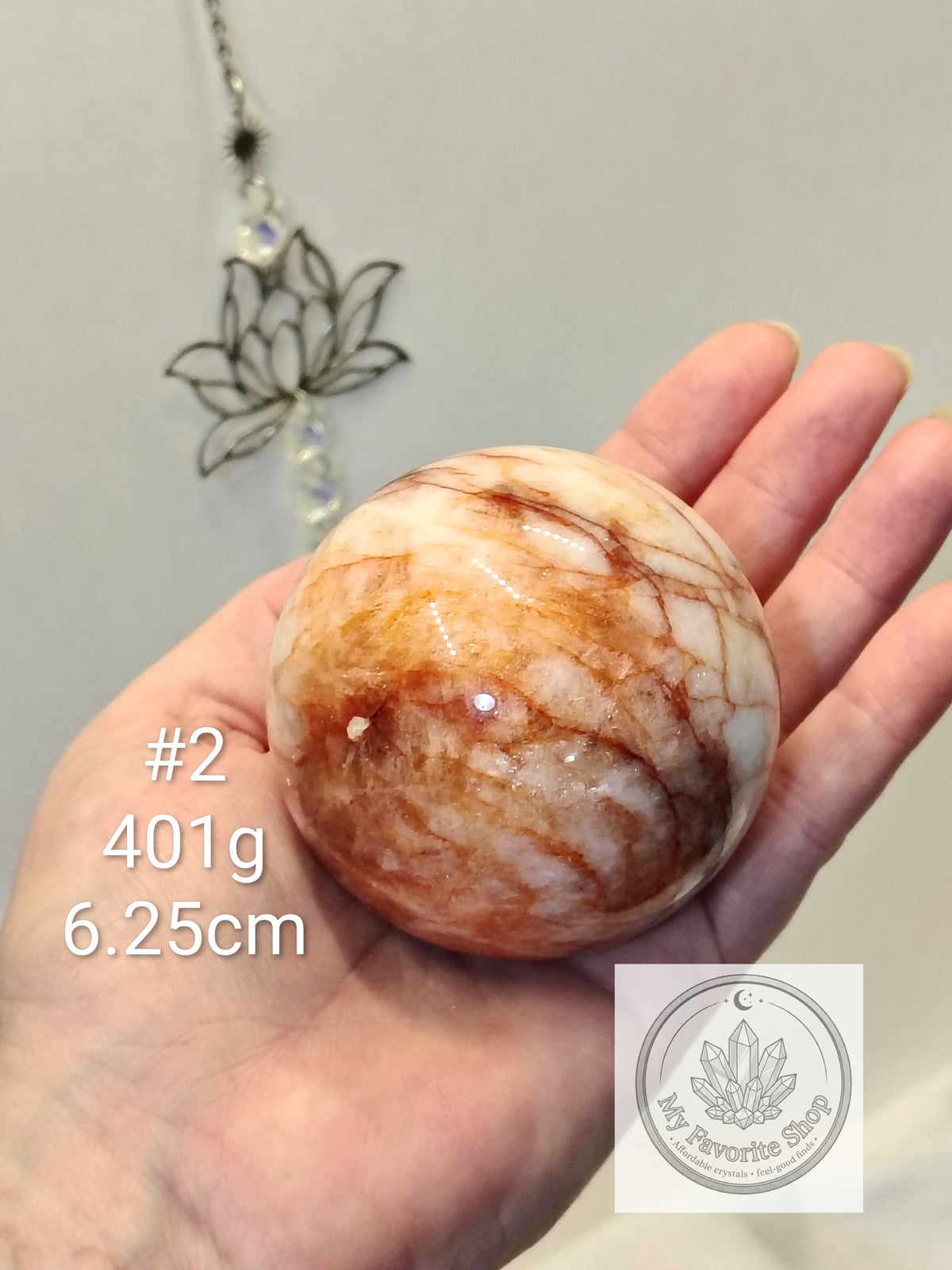 Glowing Fire Quartz Spheres (Hematoid Quartz)