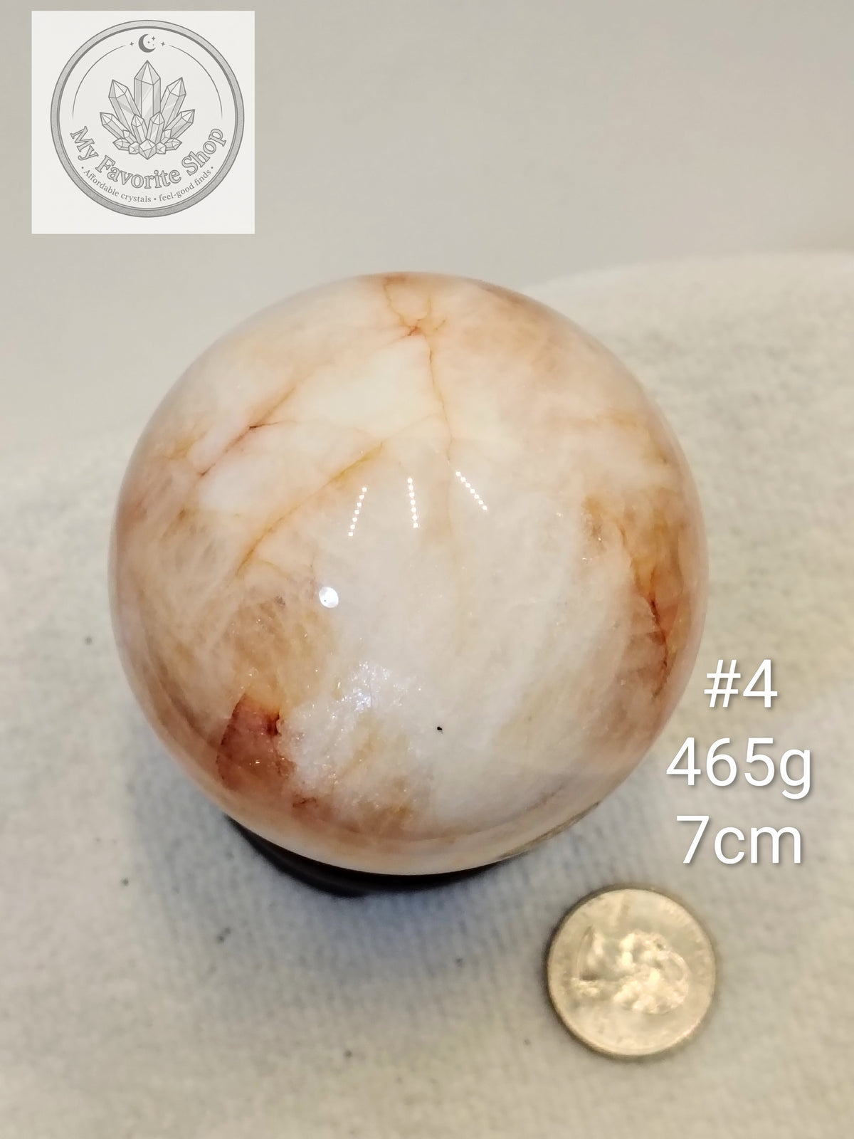 Glowing Fire Quartz Spheres (Hematoid Quartz)