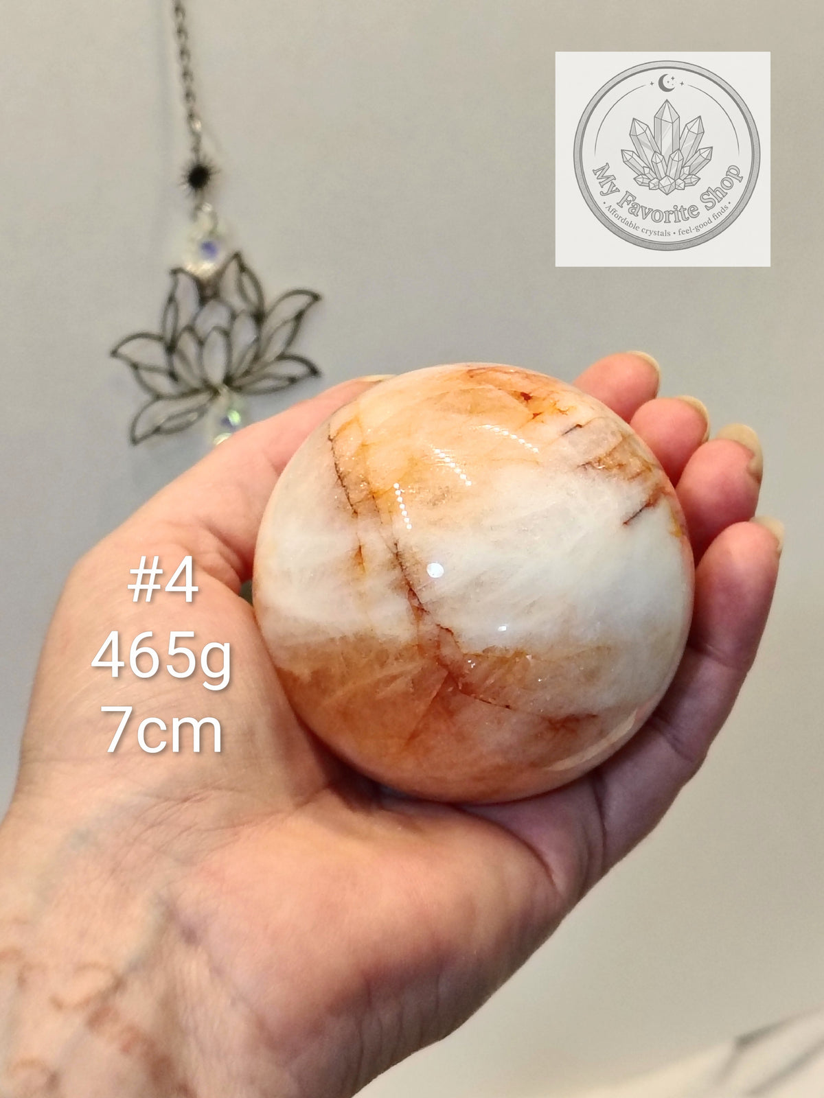 Glowing Fire Quartz Spheres (Hematoid Quartz)