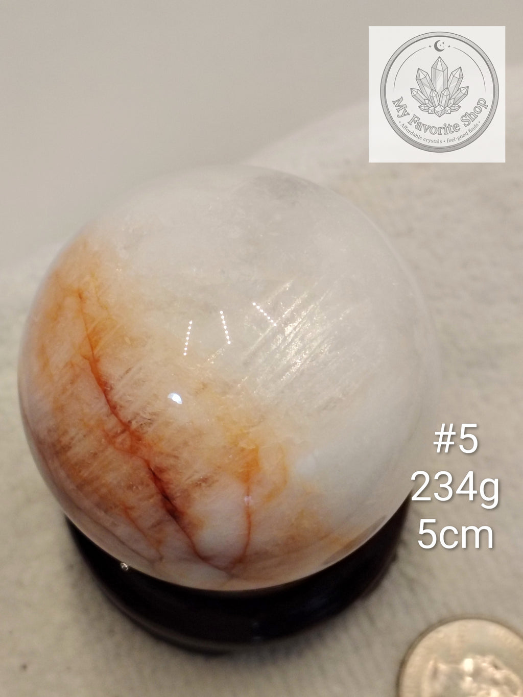 Glowing Fire Quartz Spheres (Hematoid Quartz)