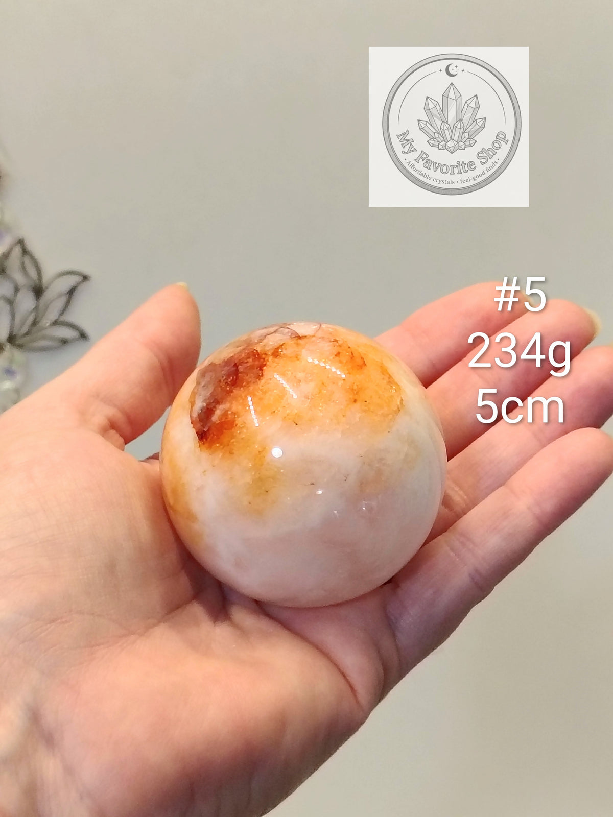 Glowing Fire Quartz Spheres (Hematoid Quartz)