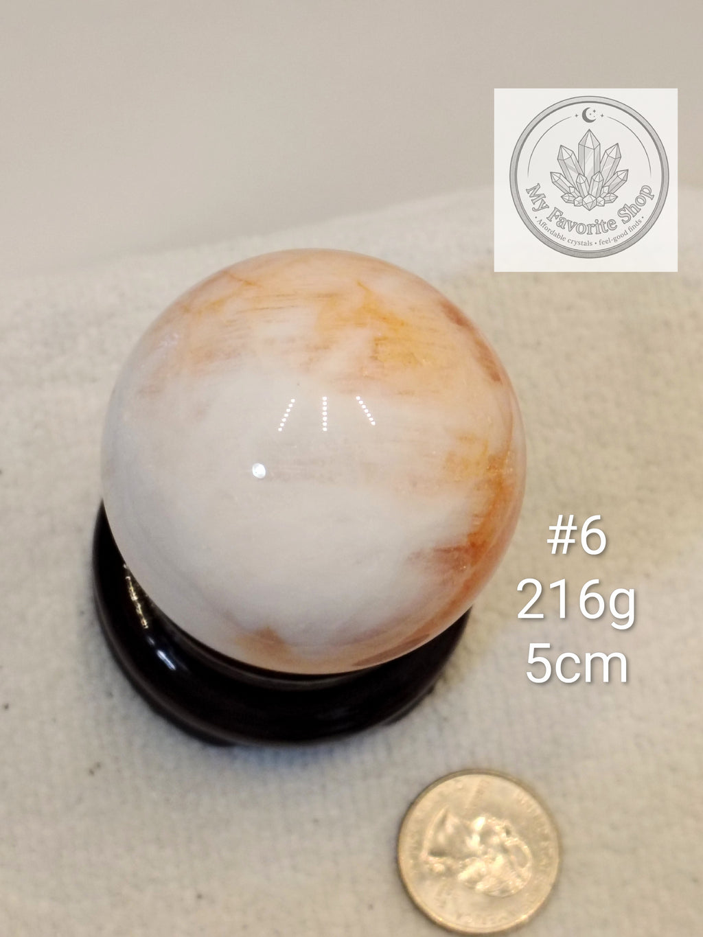 Glowing Fire Quartz Spheres (Hematoid Quartz)