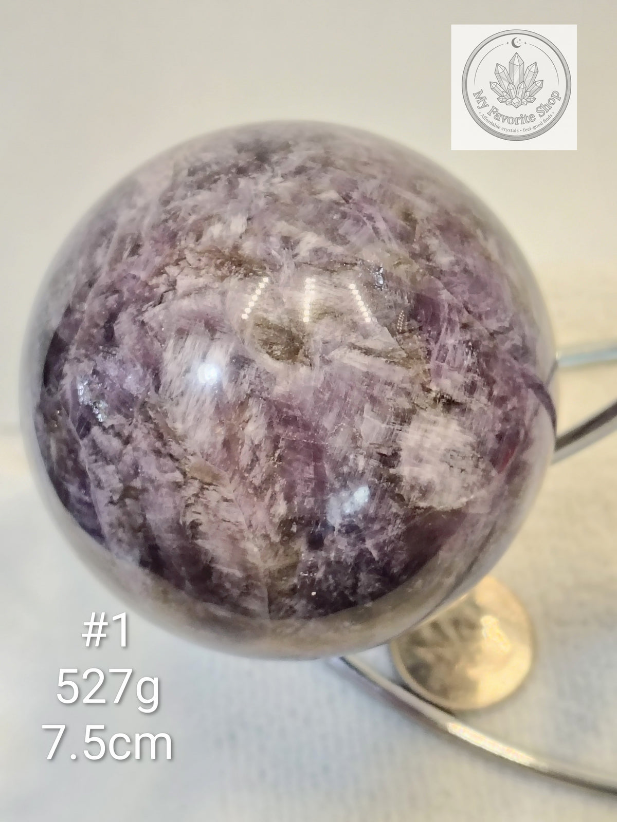Natural Chevron Dream Amethyst Spheres – Deep Violet & White Quartz Banding