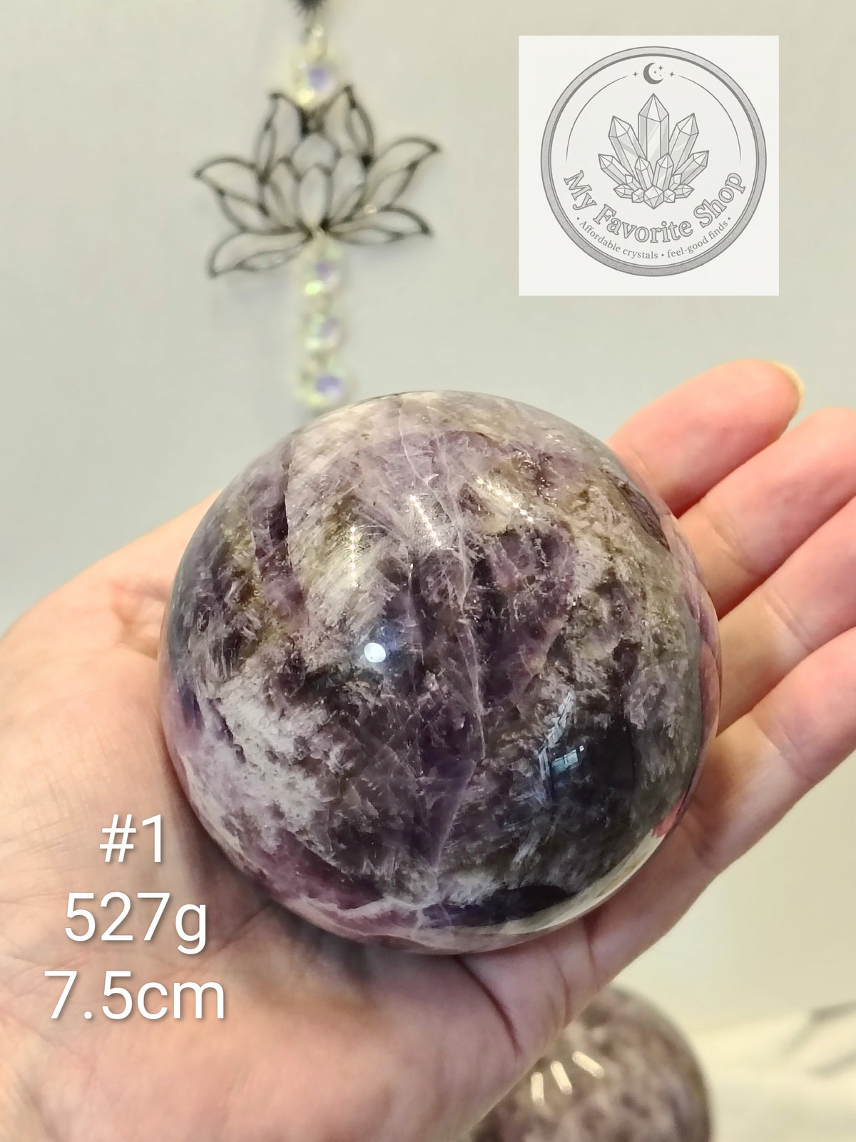 Natural Chevron Dream Amethyst Spheres – Deep Violet & White Quartz Banding