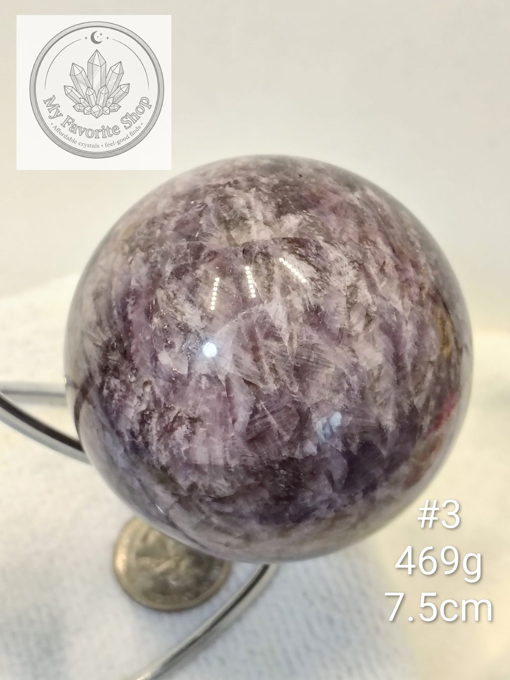 Natural Chevron Dream Amethyst Spheres – Deep Violet & White Quartz Banding