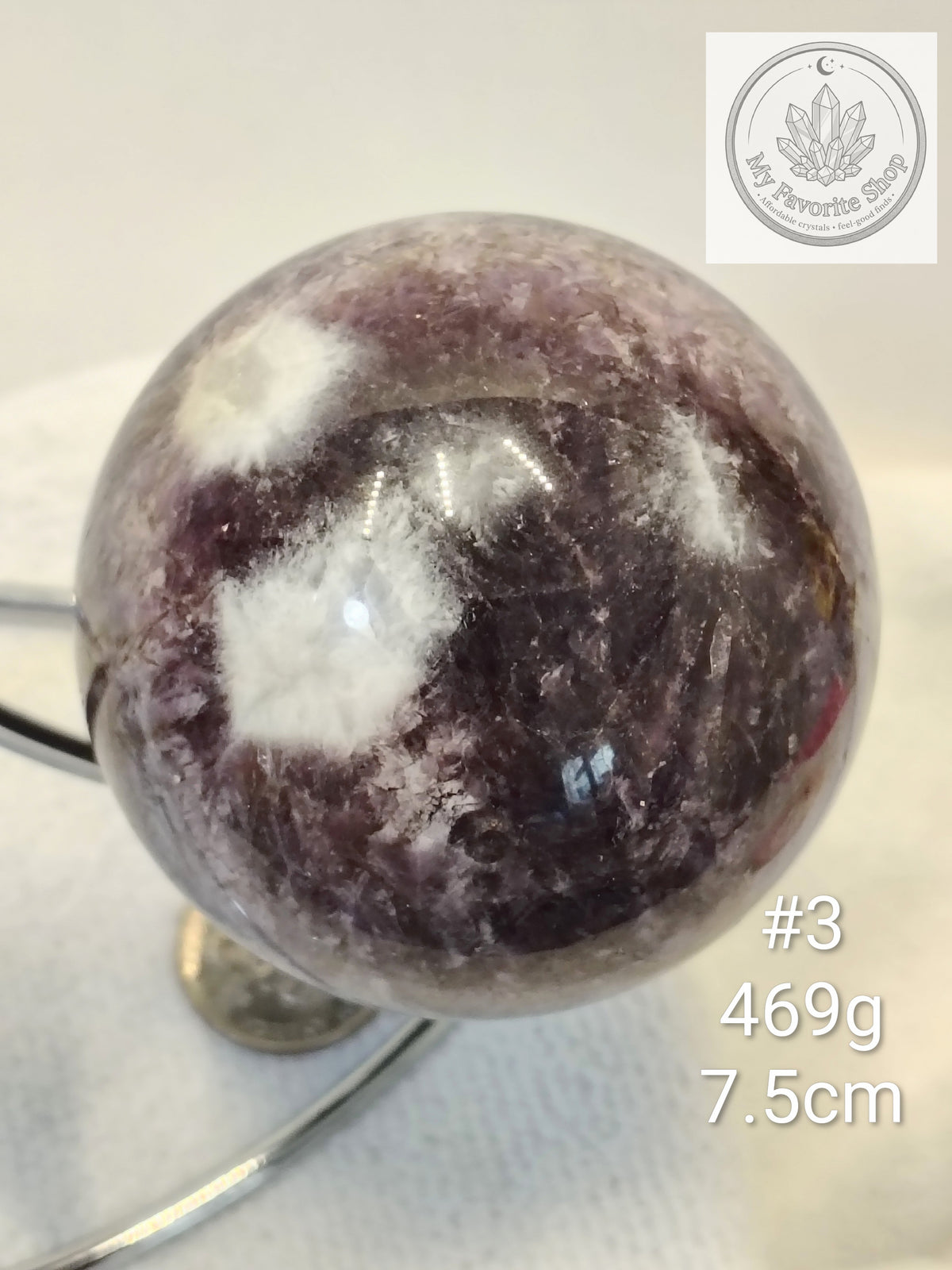 Natural Chevron Dream Amethyst Spheres – Deep Violet & White Quartz Banding