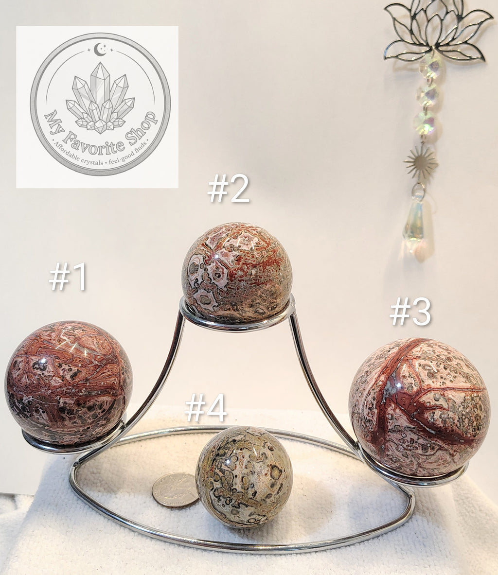 Wild Earth & Instinct: Leopard Skin Jasper Orbs