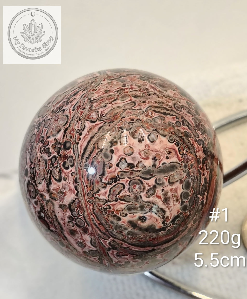 Wild Earth & Instinct: Leopard Skin Jasper Orbs