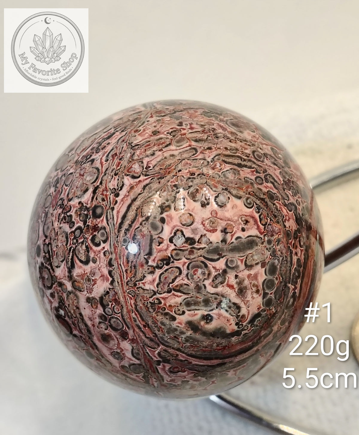 Wild Earth & Instinct: Leopard Skin Jasper Orbs
