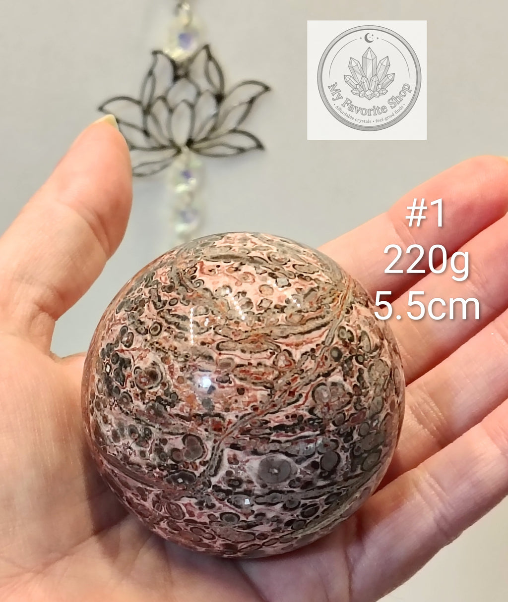 Wild Earth & Instinct: Leopard Skin Jasper Orbs