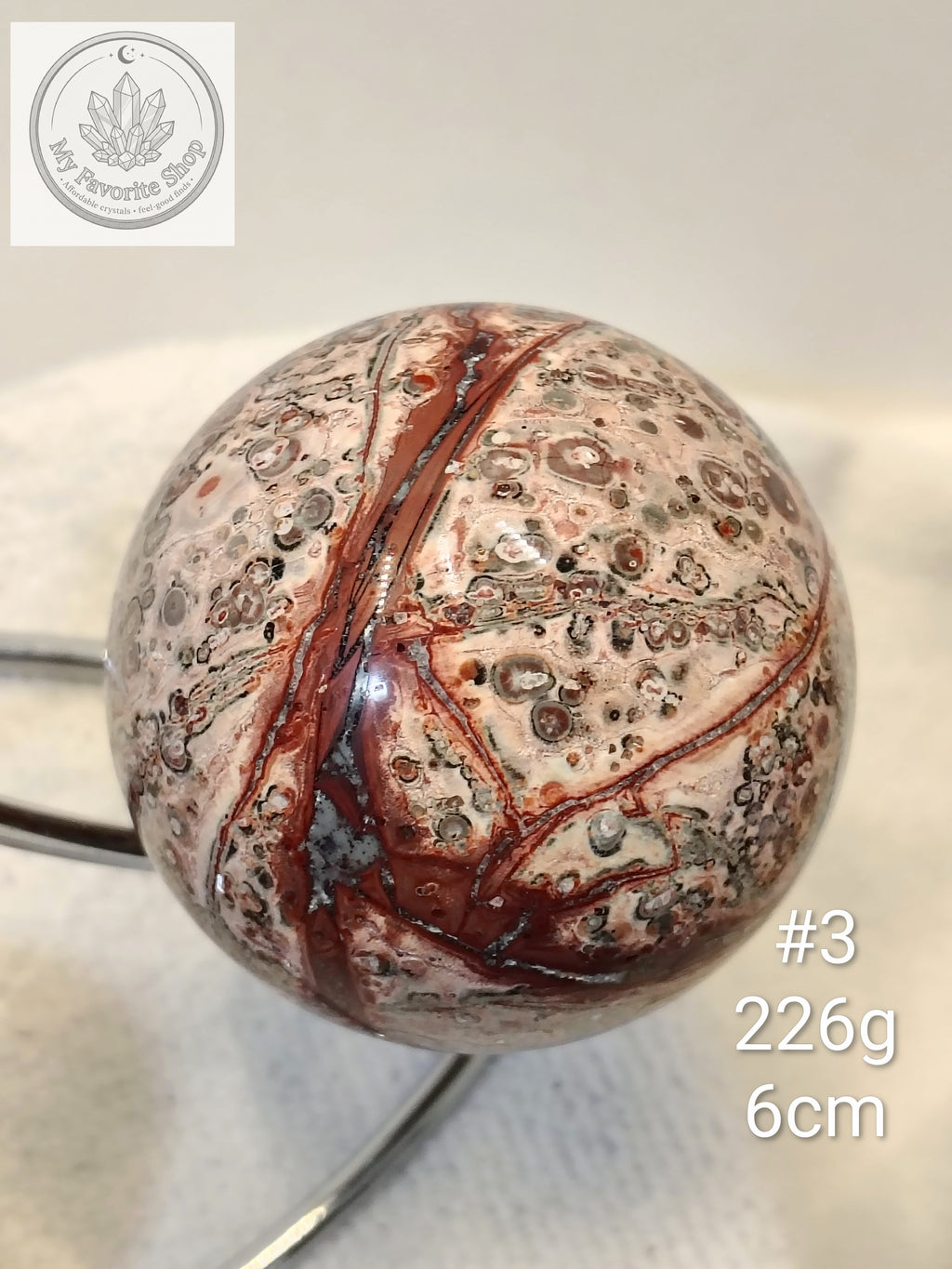 Wild Earth & Instinct: Leopard Skin Jasper Orbs