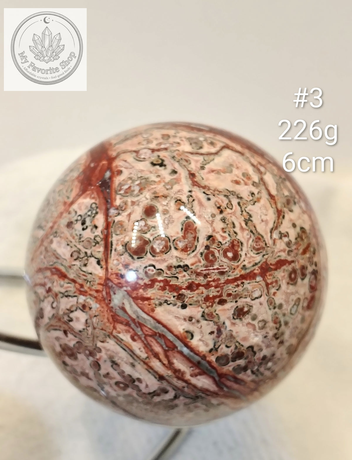 Wild Earth & Instinct: Leopard Skin Jasper Orbs