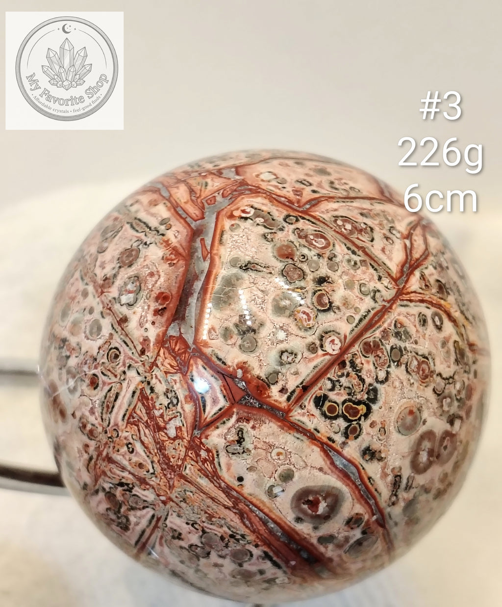 Wild Earth & Instinct: Leopard Skin Jasper Orbs