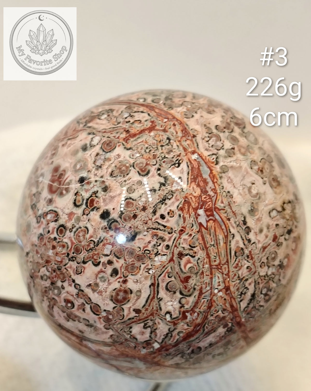 Wild Earth & Instinct: Leopard Skin Jasper Orbs