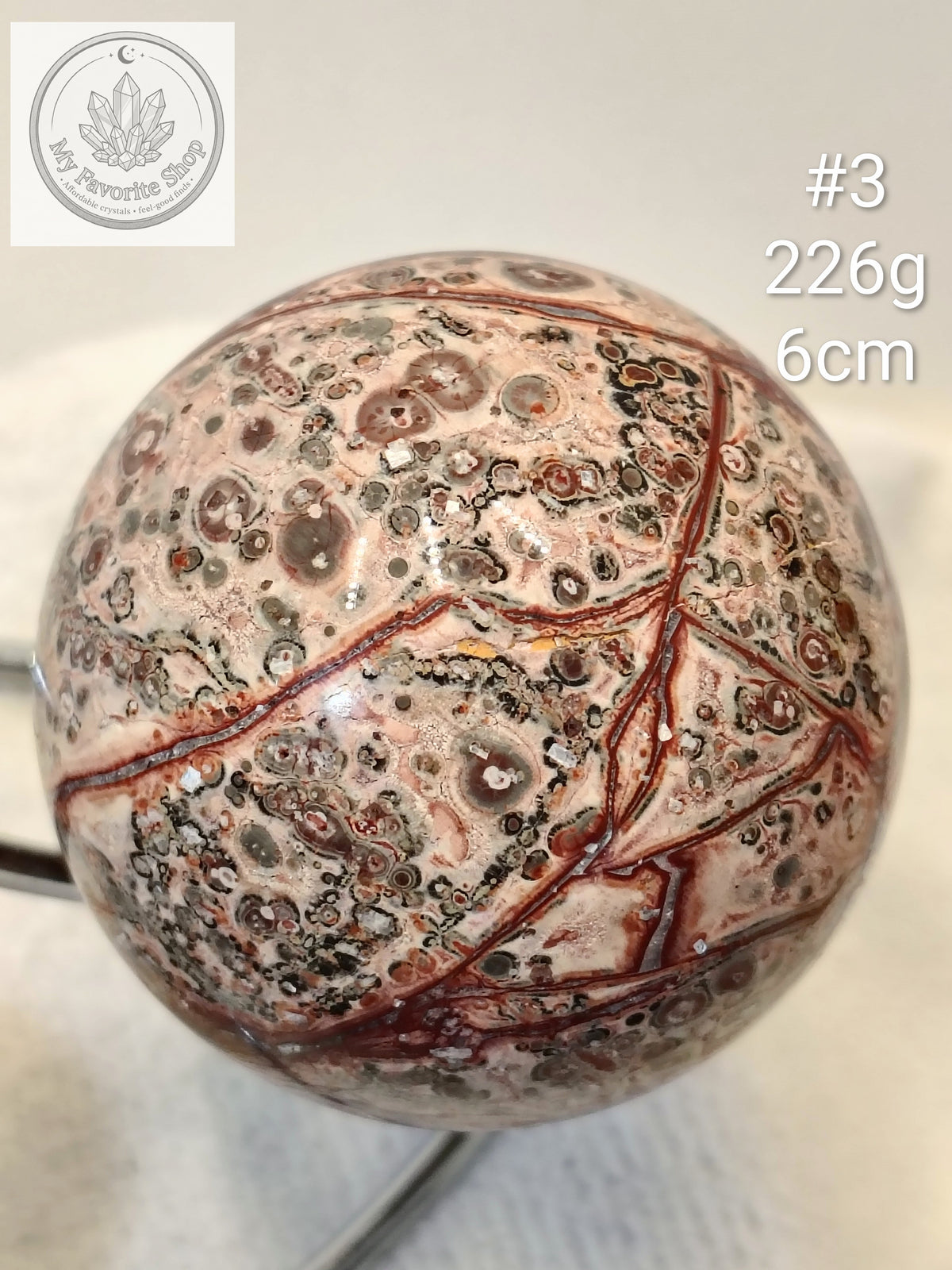 Wild Earth & Instinct: Leopard Skin Jasper Orbs