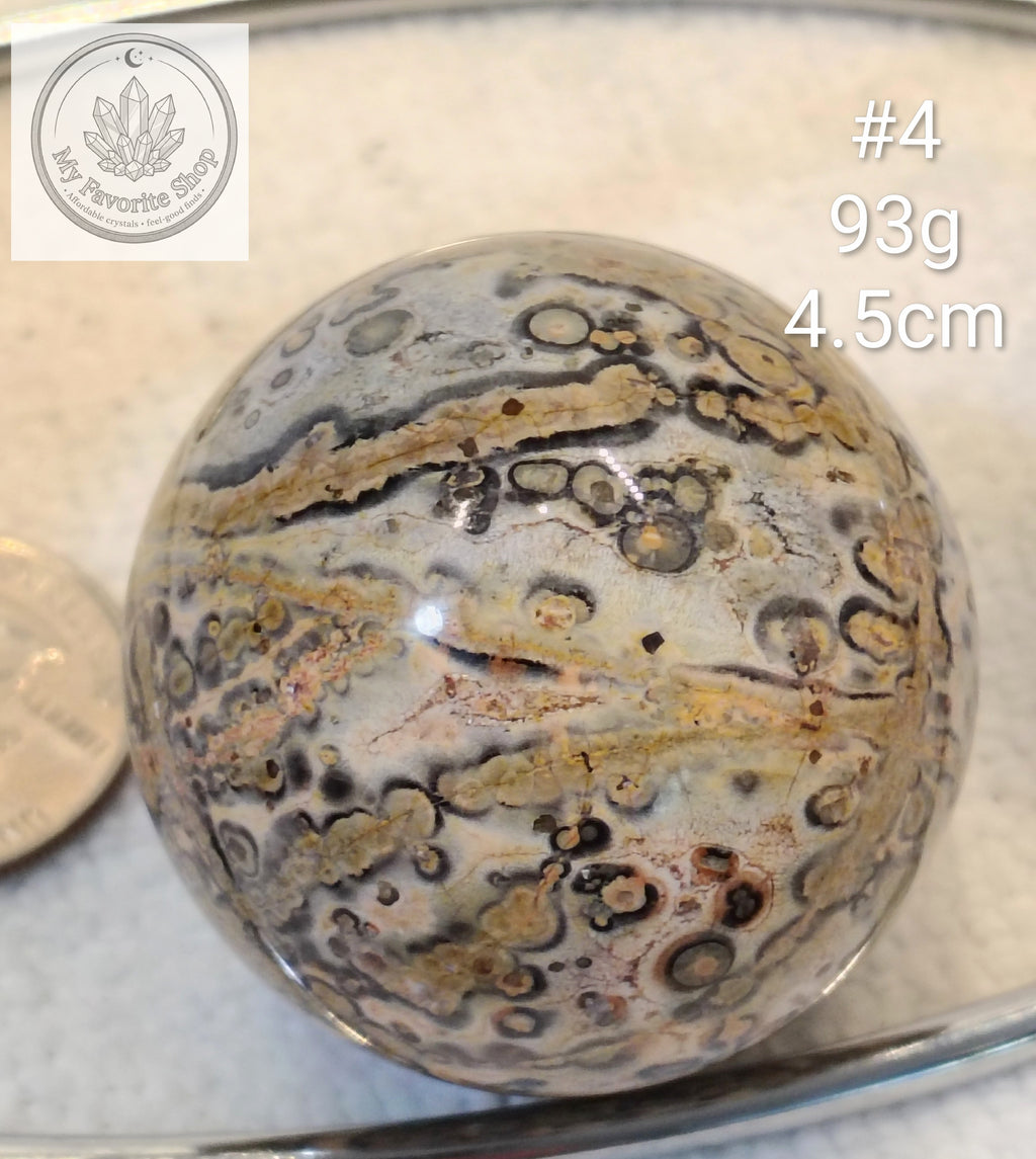 Wild Earth & Instinct: Leopard Skin Jasper Orbs