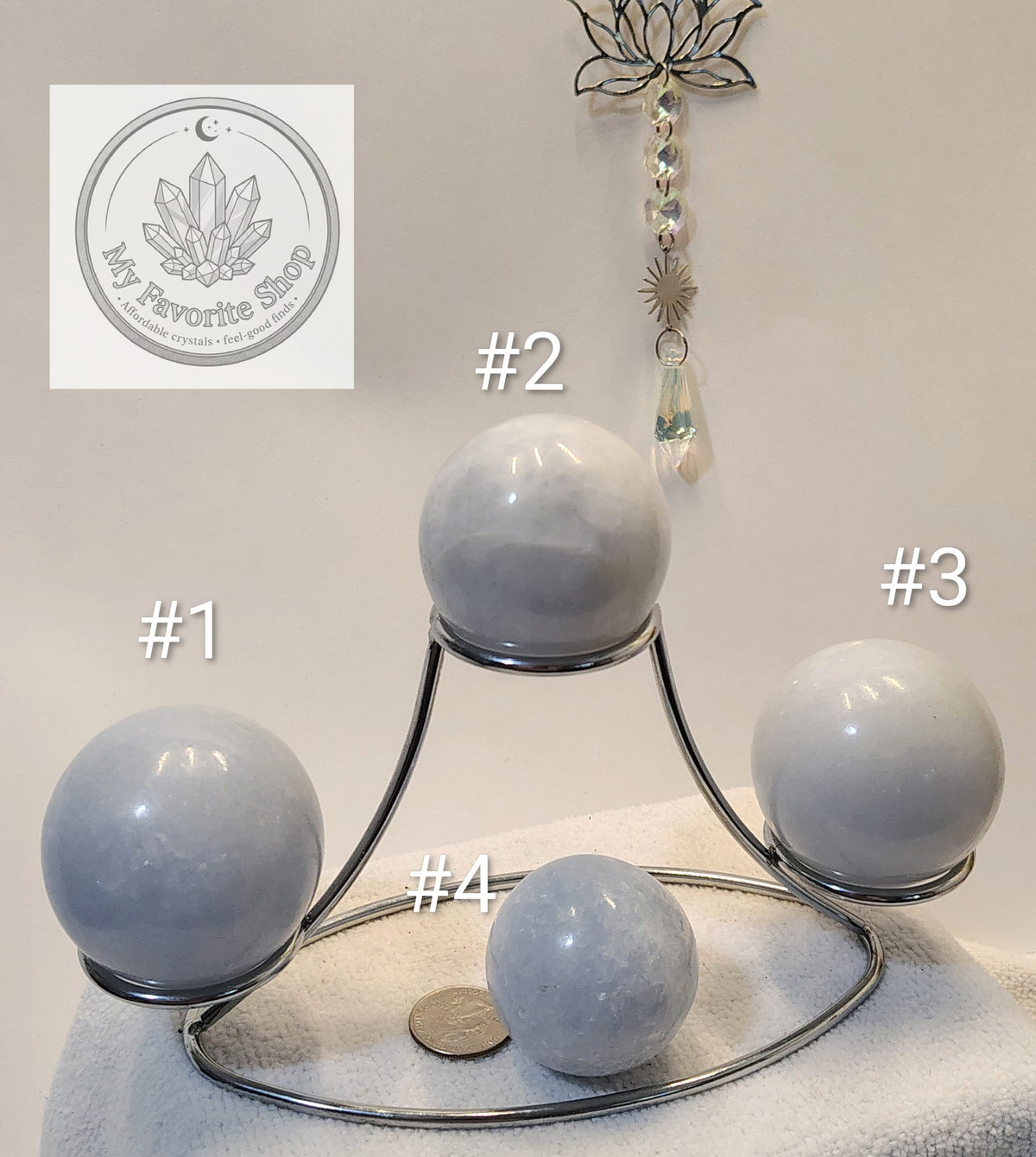 Heavenly Realm: Soft Blue Celestite Spheres