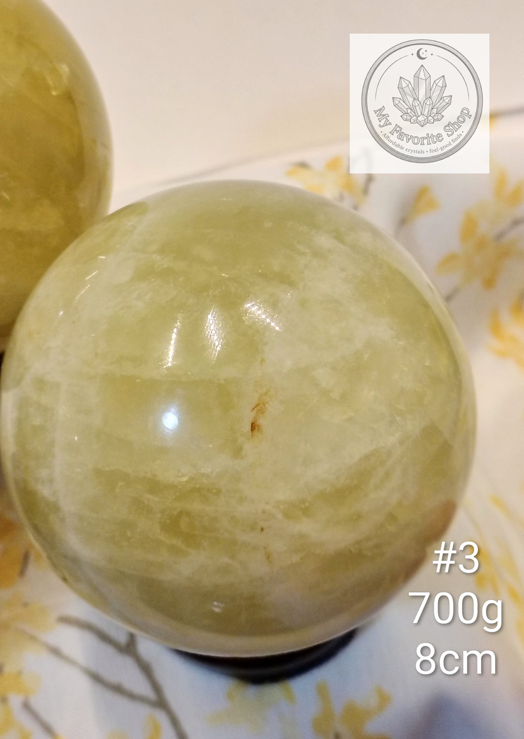 Natural Lemon Quartz Spheres – Bright & Radiant Solar Energy