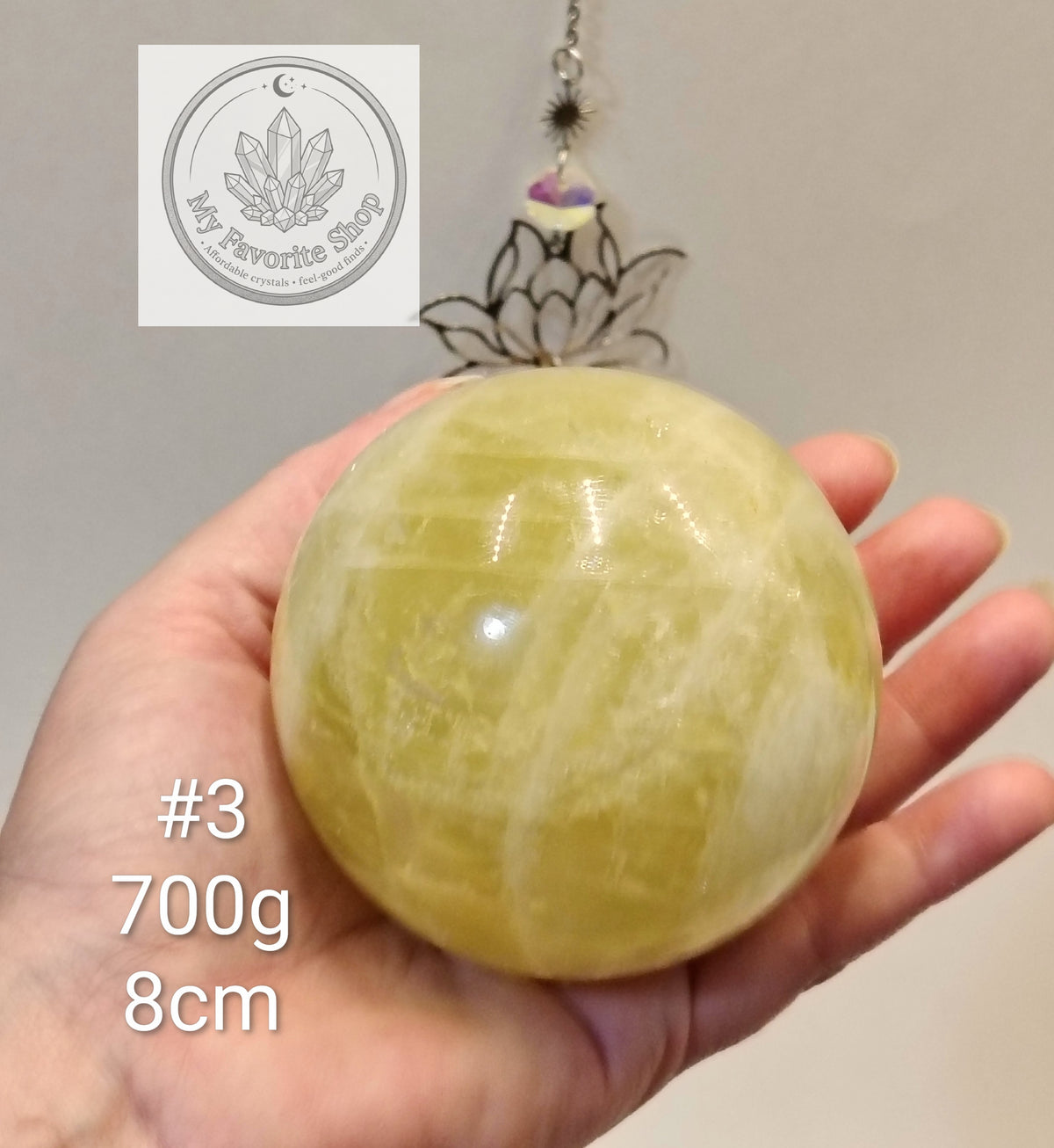 Natural Lemon Quartz Spheres – Bright & Radiant Solar Energy