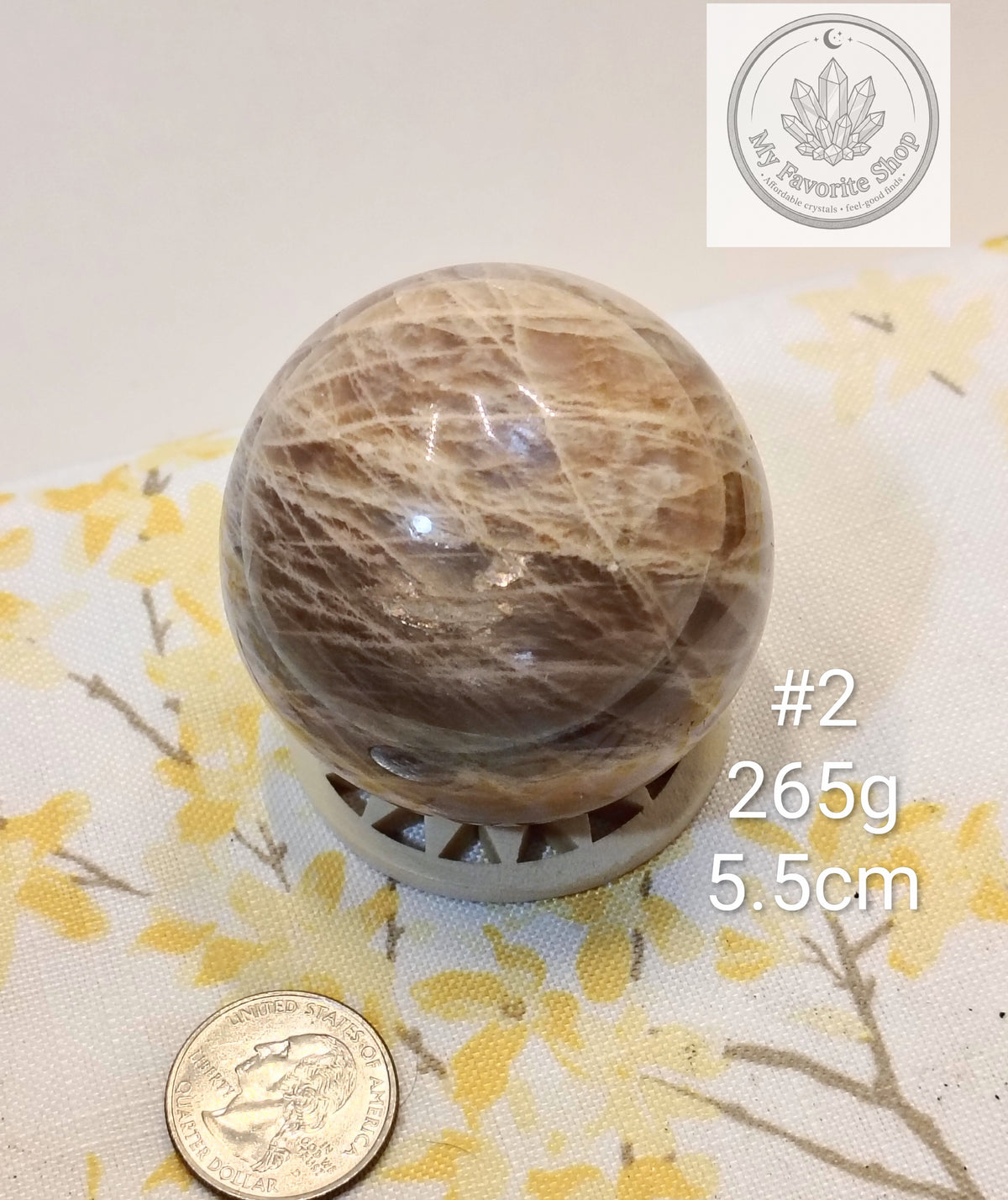 Natural Peach Moonstone Spheres – You Choose!