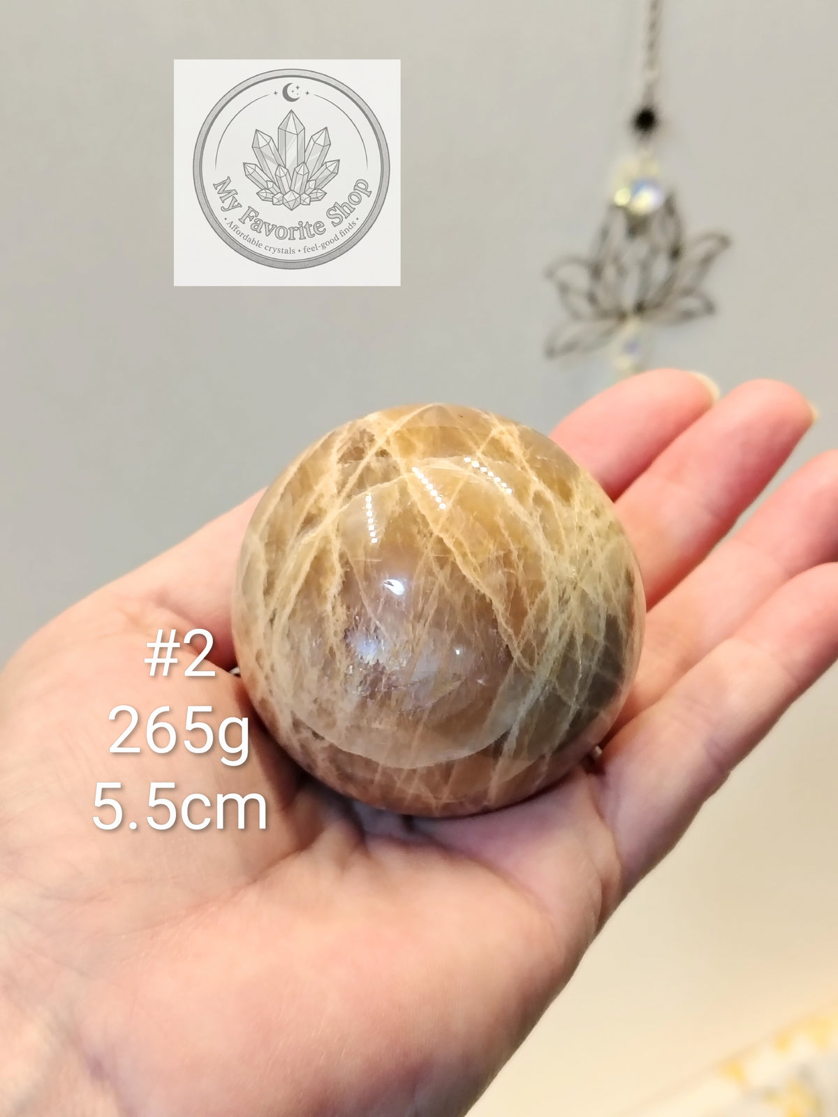 Natural Peach Moonstone Spheres – You Choose!