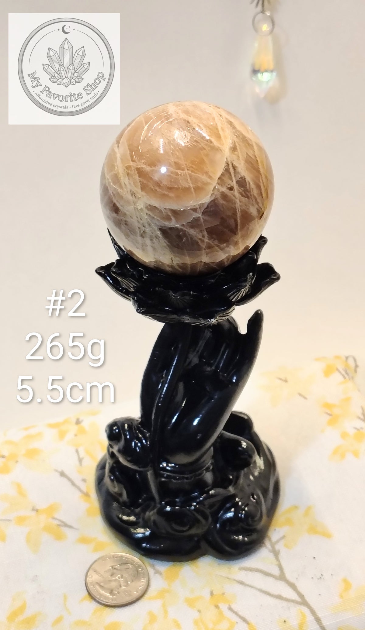 Natural Peach Moonstone Spheres – You Choose!