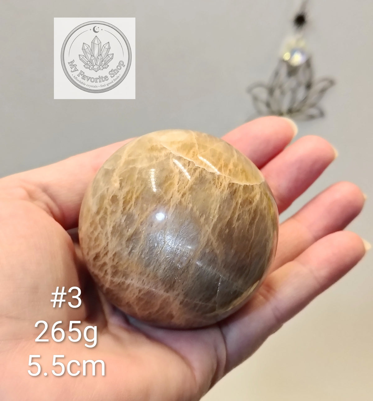 Natural Peach Moonstone Spheres – You Choose!