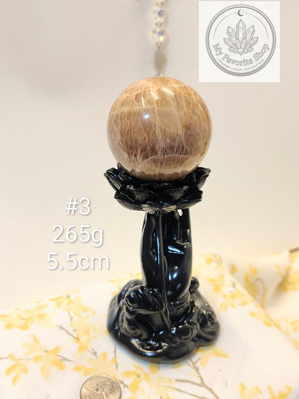 Natural Peach Moonstone Spheres – You Choose!