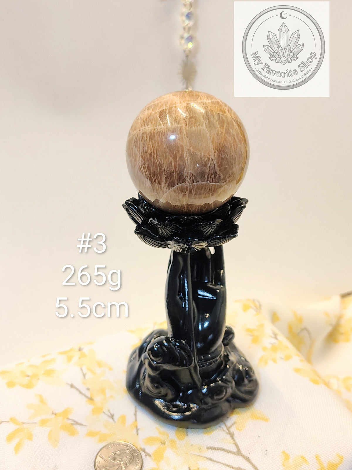 Natural Peach Moonstone Spheres – You Choose!