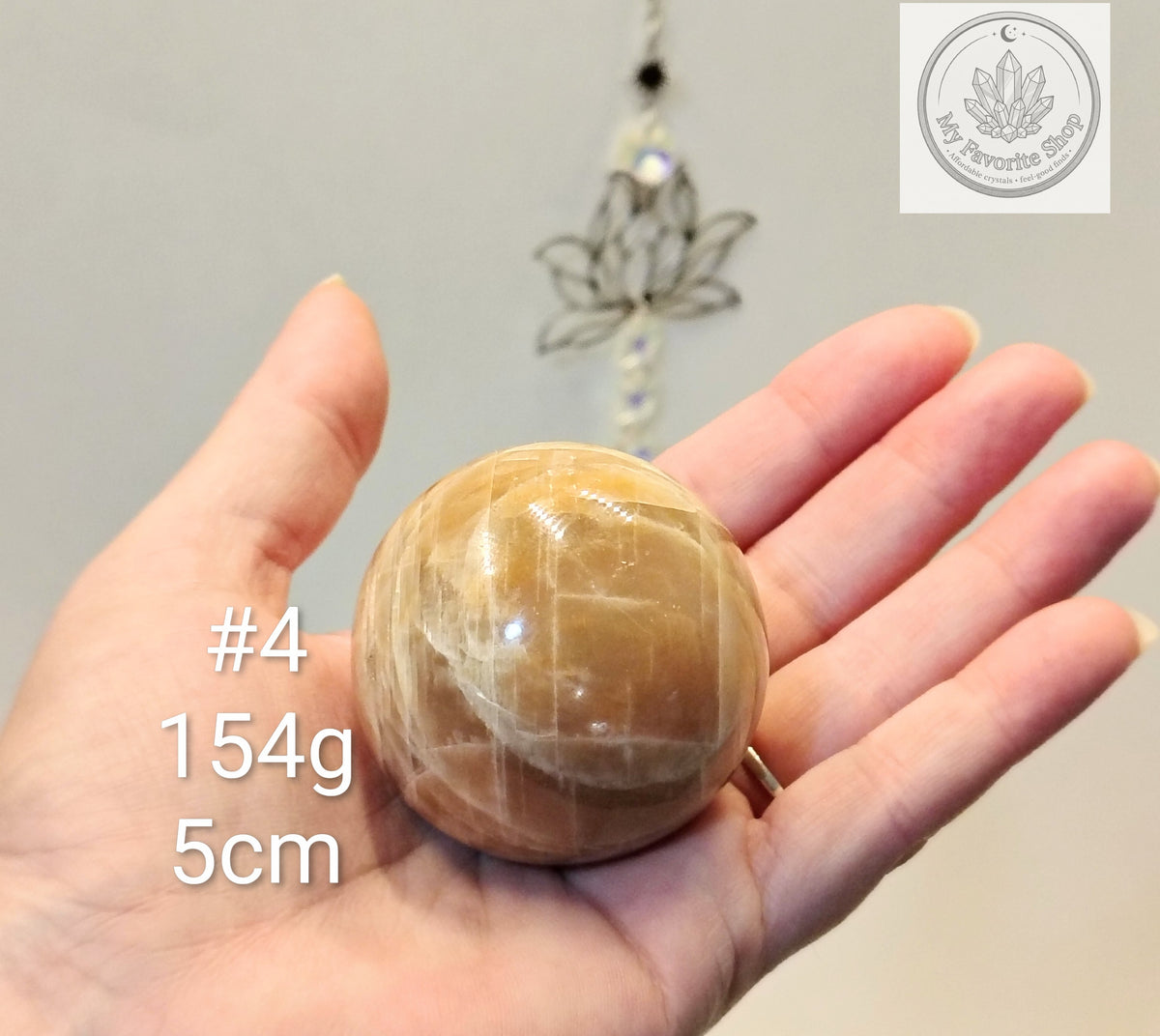 Natural Peach Moonstone Spheres – You Choose!