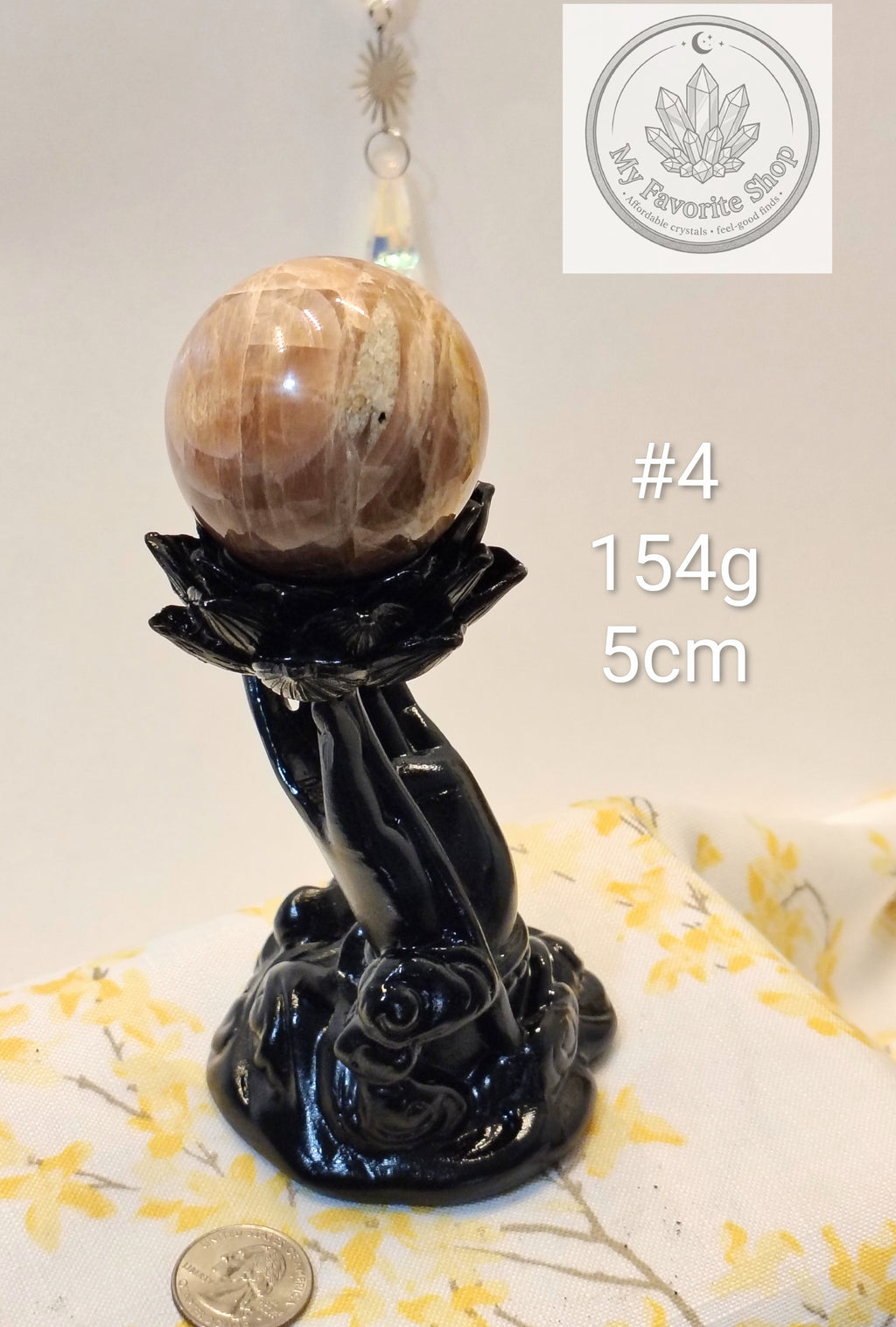 Natural Peach Moonstone Spheres – You Choose!