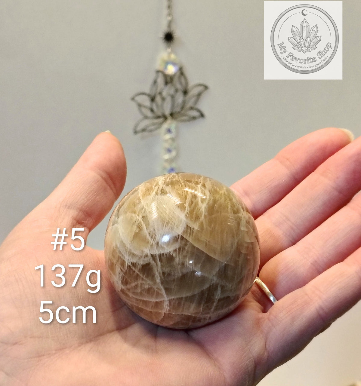 Natural Peach Moonstone Spheres – You Choose!
