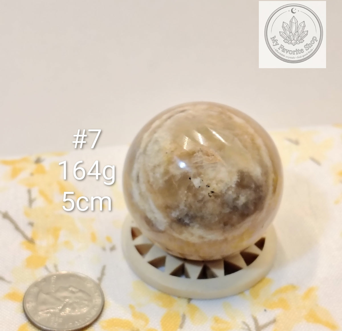 Natural Peach Moonstone Spheres – You Choose!