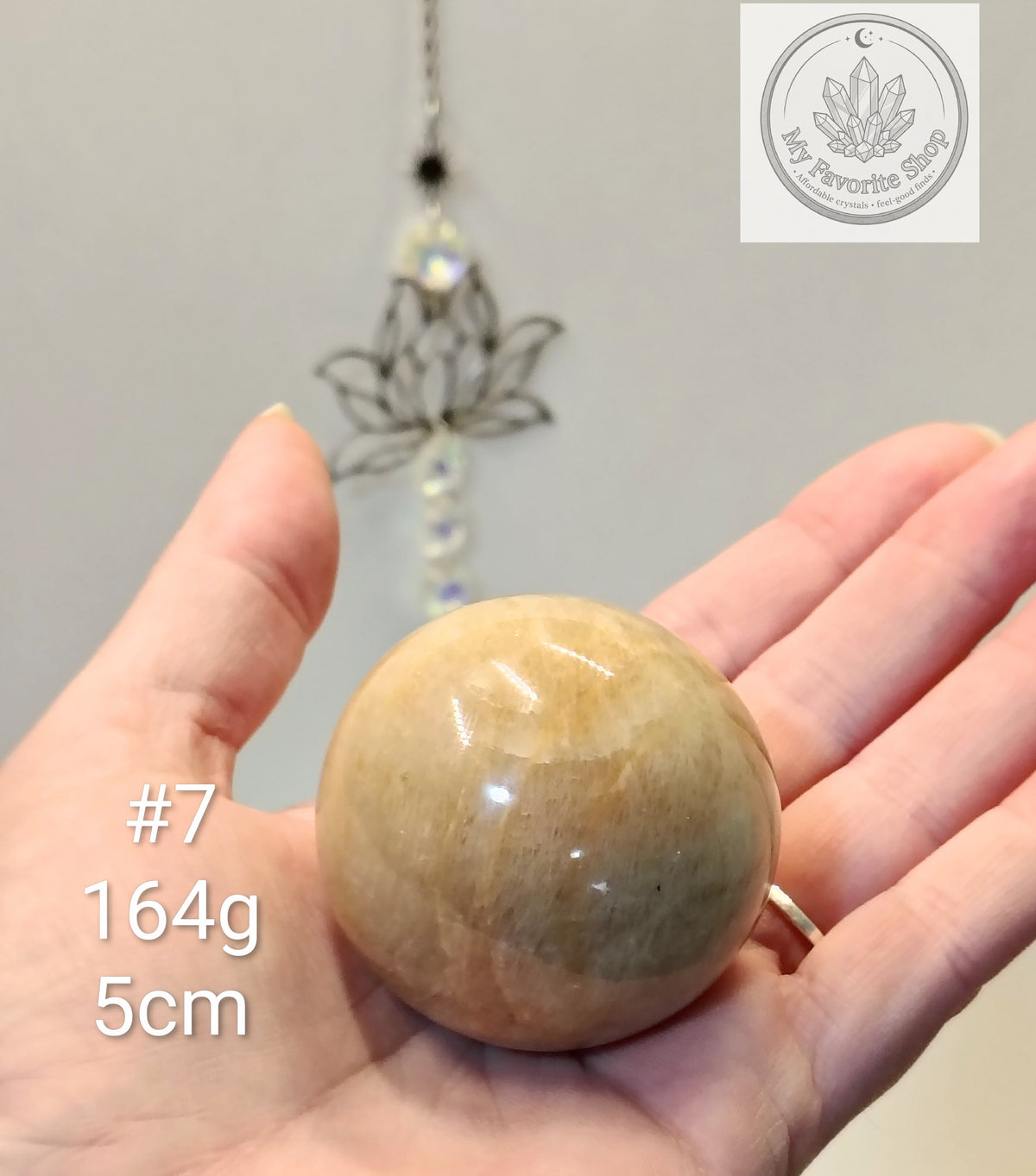 Natural Peach Moonstone Spheres – You Choose!