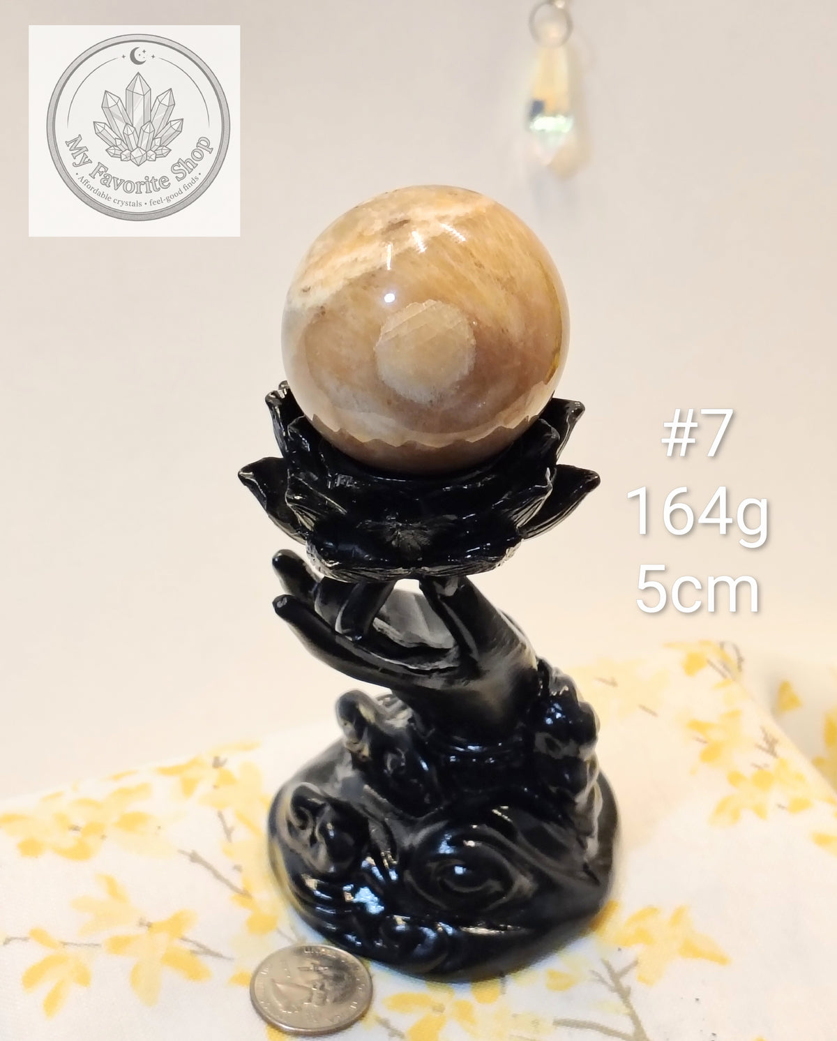 Natural Peach Moonstone Spheres – You Choose!