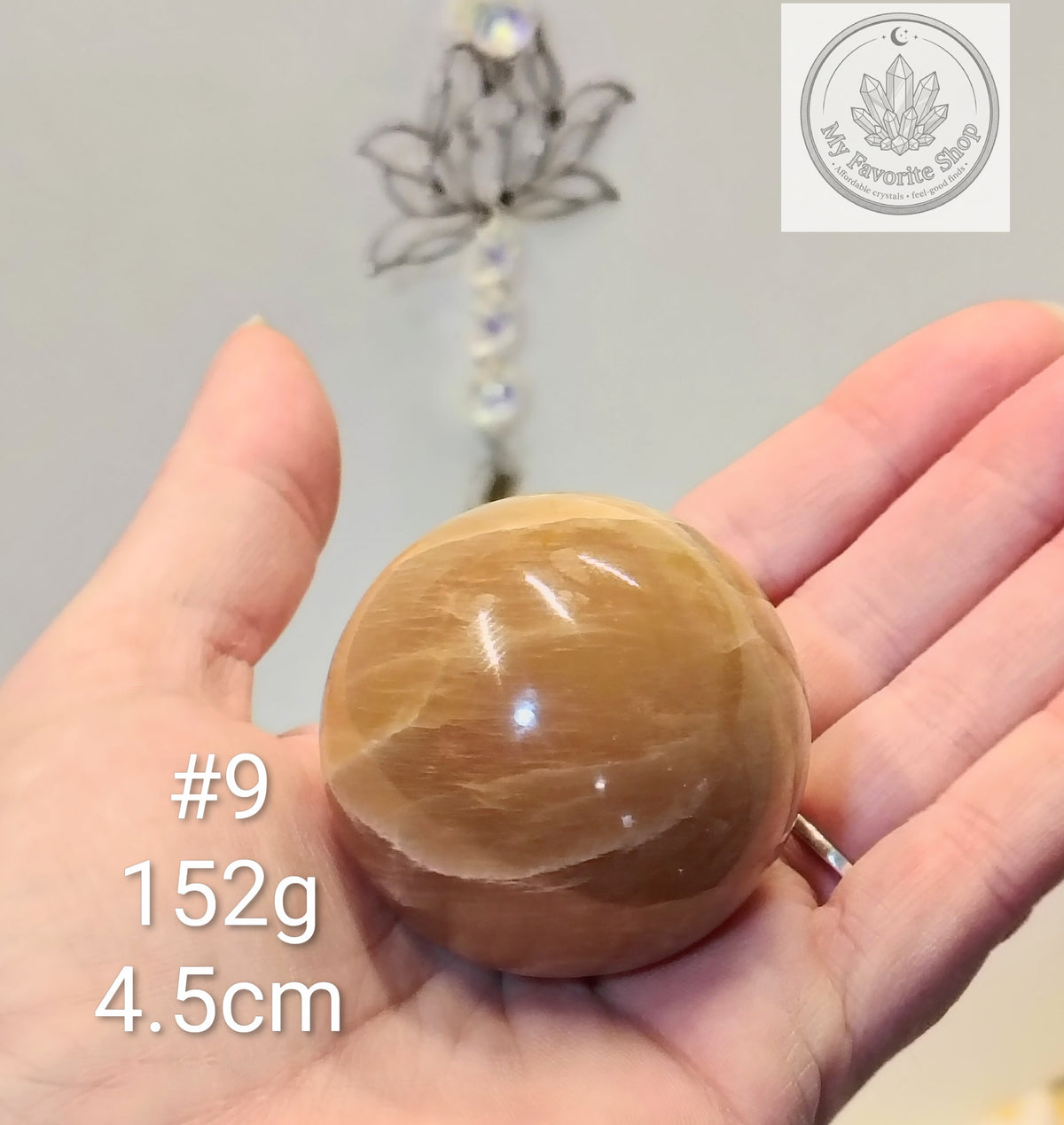 Natural Peach Moonstone Spheres – You Choose!