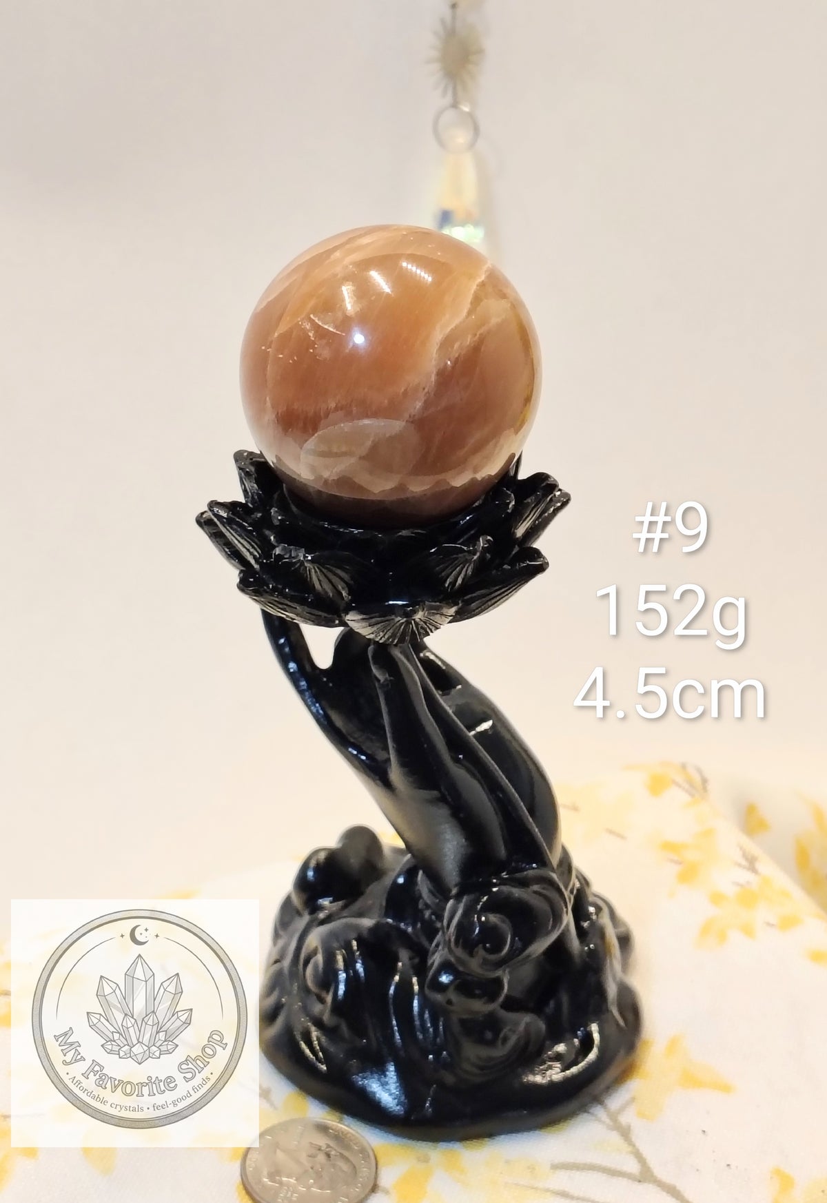 Natural Peach Moonstone Spheres – You Choose!