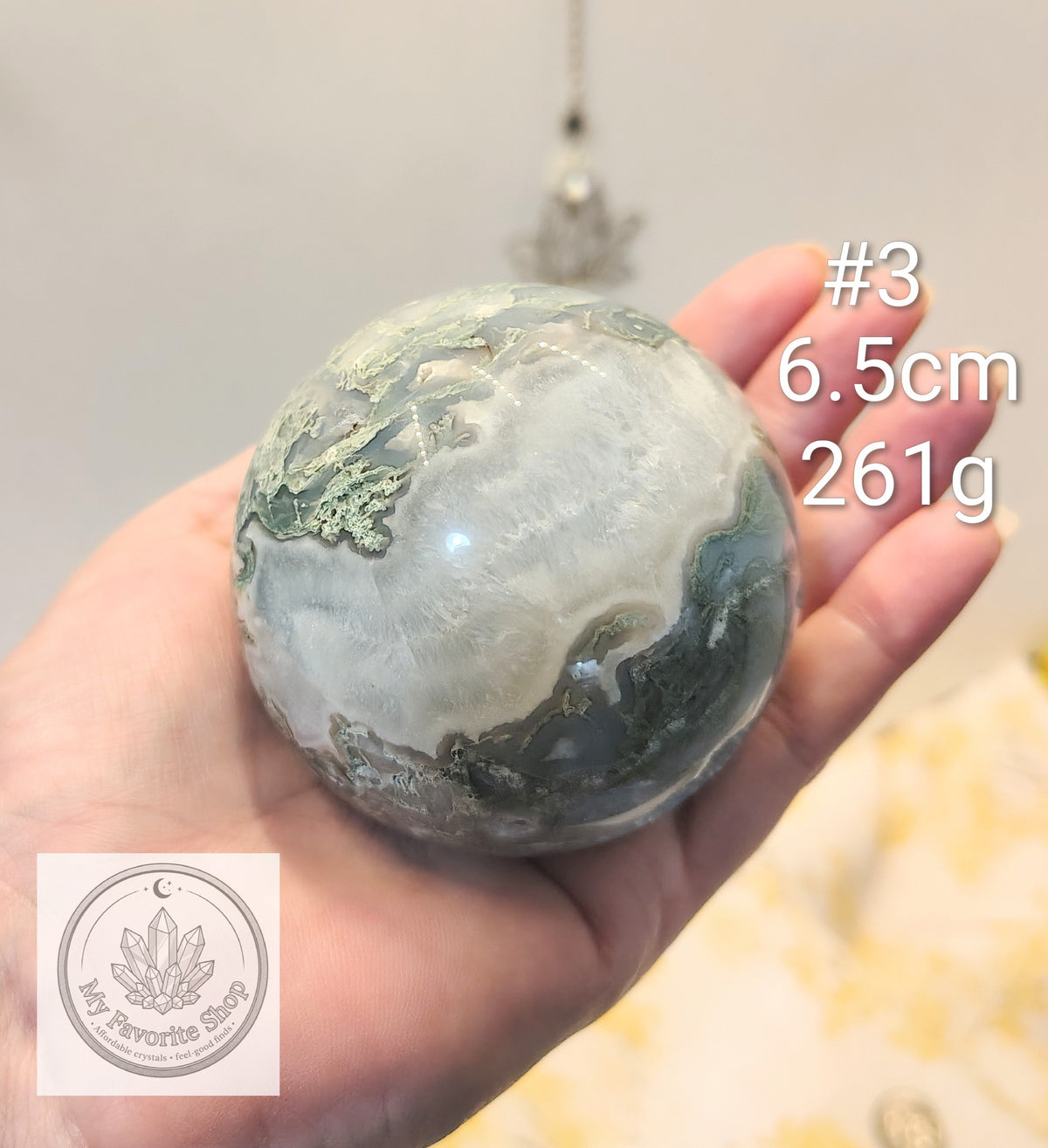 Lush Garden Moss Agate Spheres with Druzy Vugs