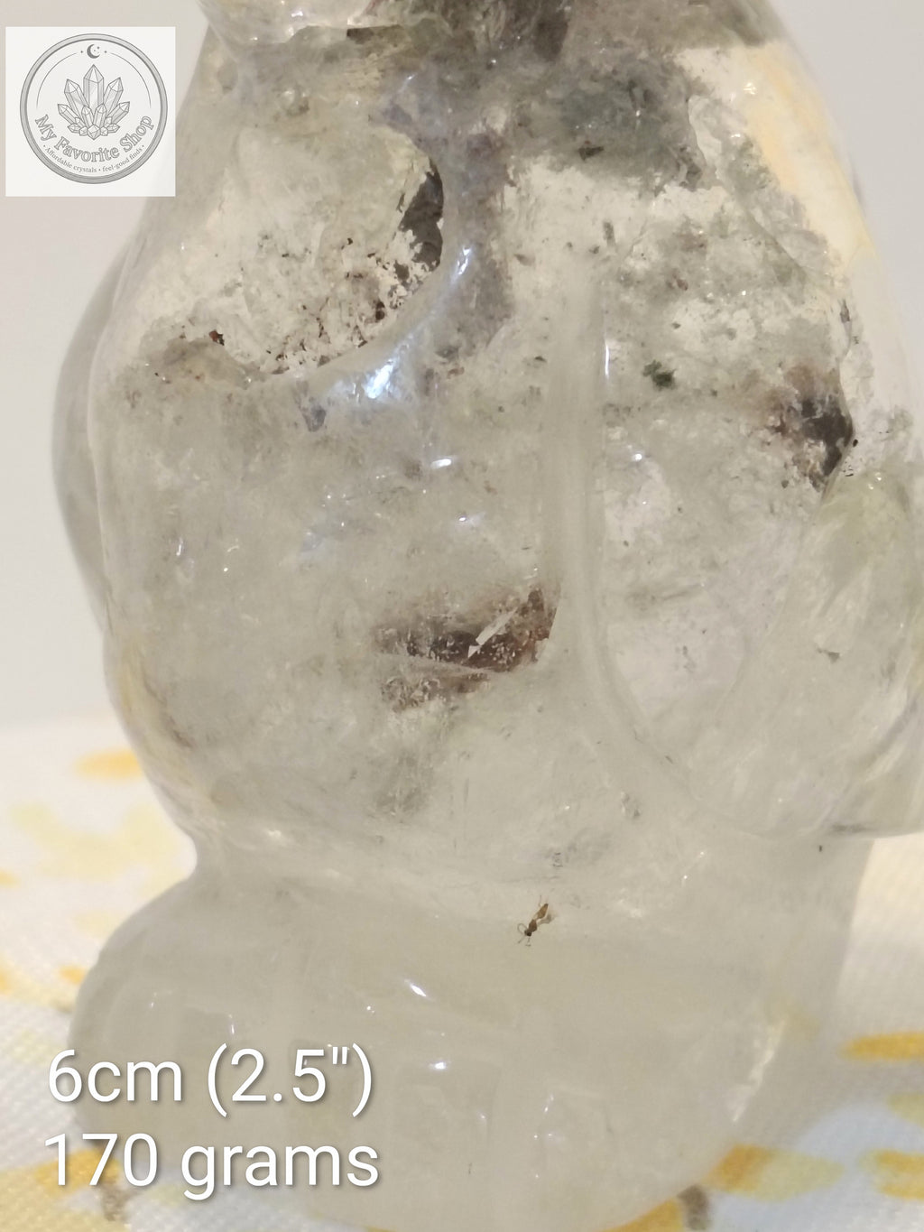 Enchanted Lodolite Penguin Carving | Natural Garden Quartz 🐧