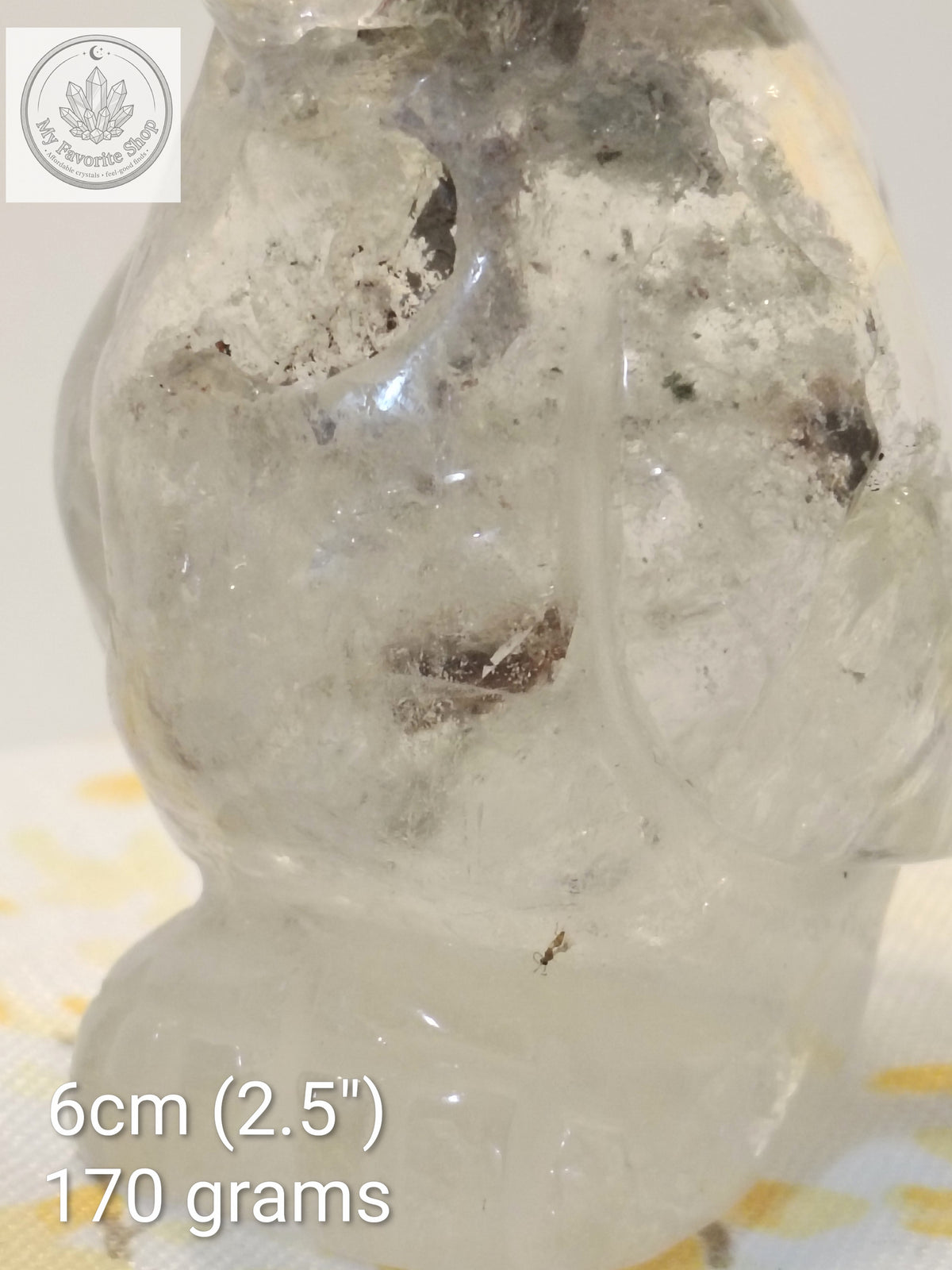 Enchanted Lodolite Penguin Carving | Natural Garden Quartz 🐧