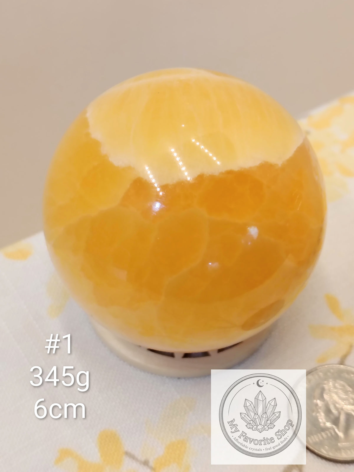 High-Vibe Orange Calcite Spheres | Radiant Citrus & Creamsicle Specimens